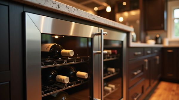 L'importance d'une cave à vin encastrable pour votre cuisine