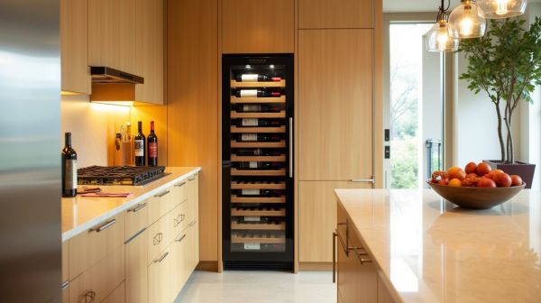 L'importance d'une cave à vin encastrable pour votre cuisine